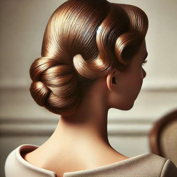 Retro French Twist