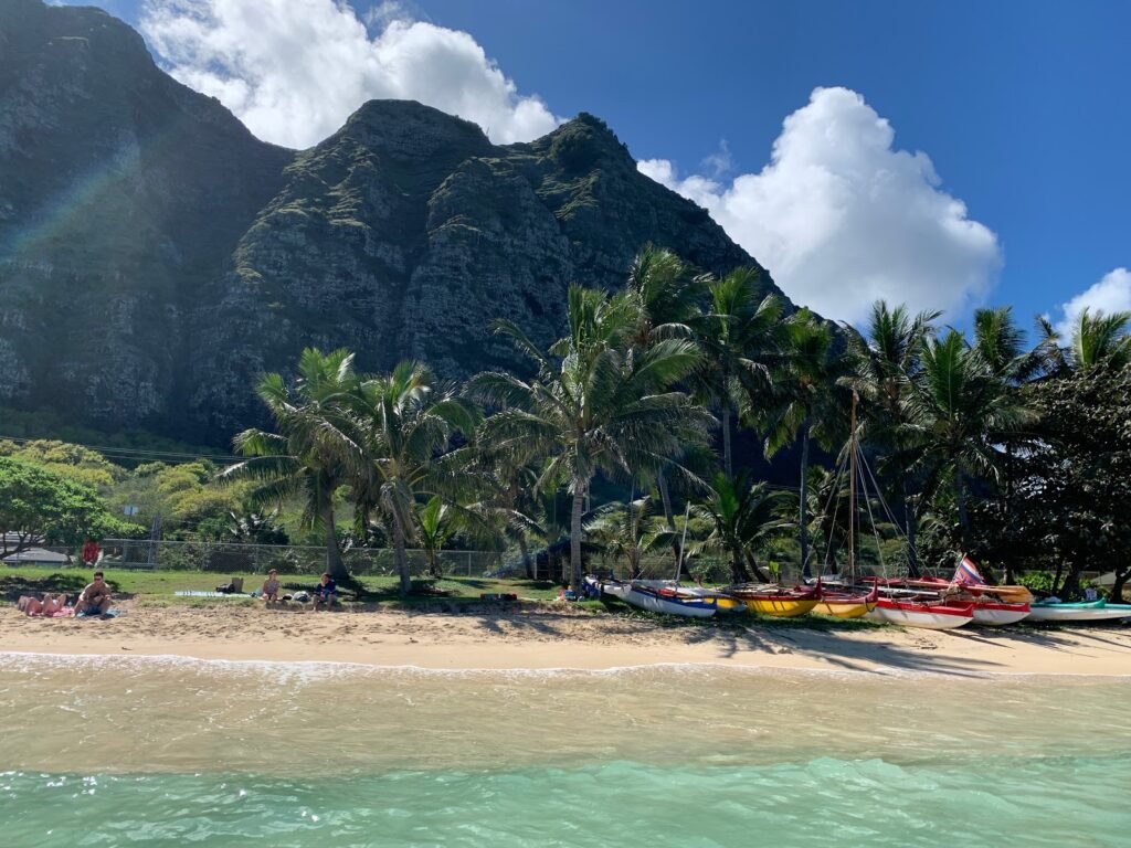 Kaiona Beach Park in Oahu