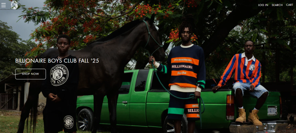 Billionaire Boys Club clothing brand by Pharrell Williams