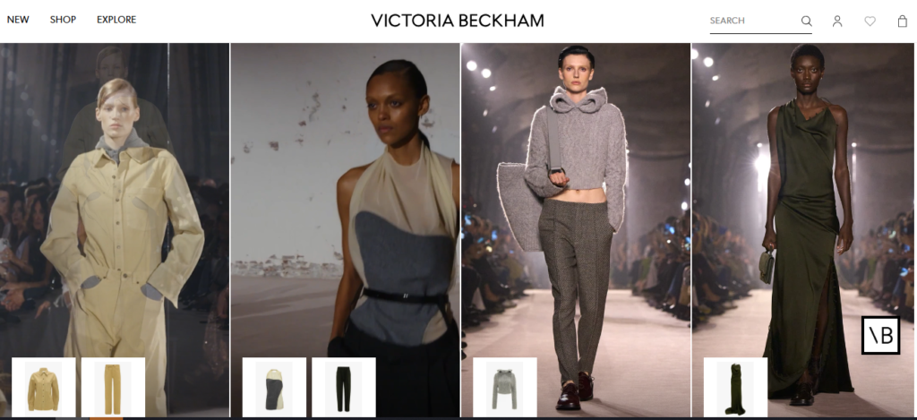 Victoria Beckham created a luxury clothing brand Victoria Beckham