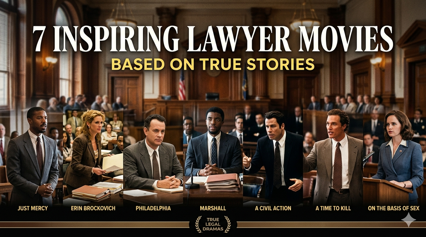 7 Inspiring Lawyer Movies Based on True Stories